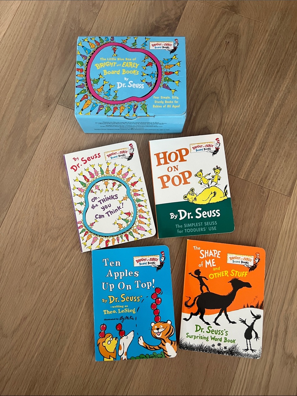 The little blue box of Brighton, early board books by Dr. Seuss